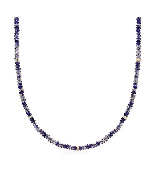 Ожерелье из иолитовых бусин, 14-каратное золото The Lovery, lolite
Ожерелье из иолитовых бусин, 14-каратное золото The Lovery, lolite