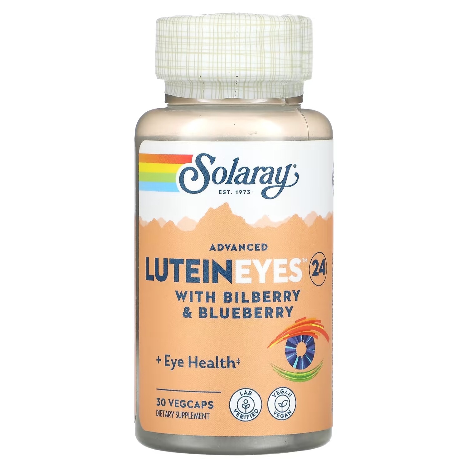 Solaray Lutein Eyes 24 Advanced 24 mg, 30 капсул
Solaray Lutein Eyes 24 Advanced 24 mg, 30 капсул