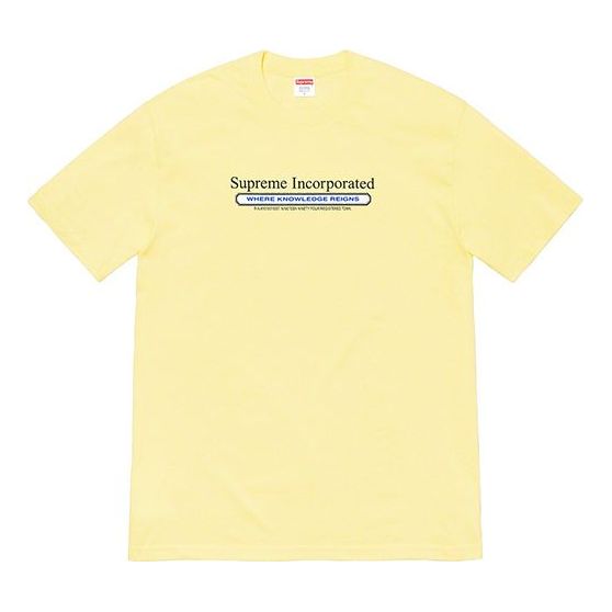 Футболка fw19 week 7 inc. tee chest alphabet short sleeve yellow Supreme, желтый
Футболка fw19 week 7 inc. tee chest alphabet short sleeve yellow Supreme, желтый