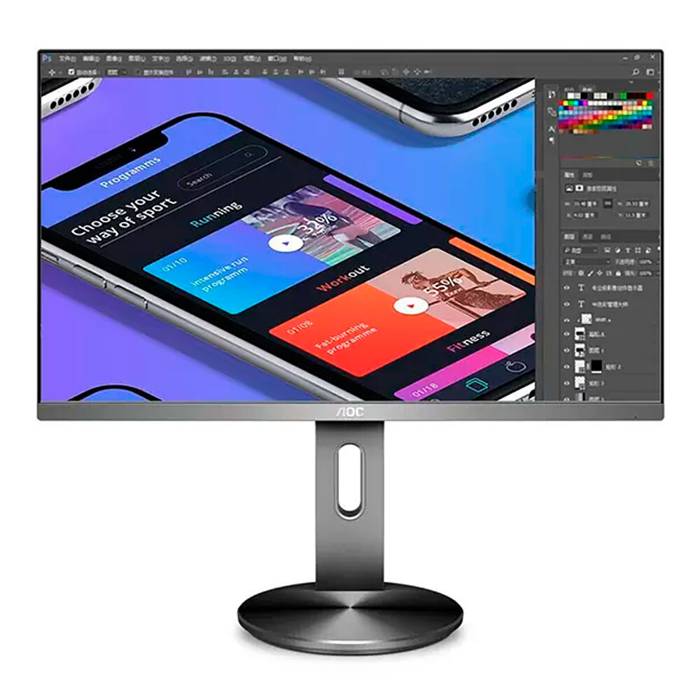 Монитор AOC U2790PQU, 27", 3840x2160, IPS, 60 Гц, серый
Монитор AOC U2790PQU, 27", 3840x2160, IPS, 60 Гц, серый