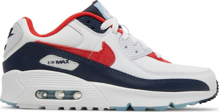 Кроссовки Nike Air Max 90 GS 'USA Denim', белый
Кроссовки Nike Air Max 90 GS 'USA Denim', белый