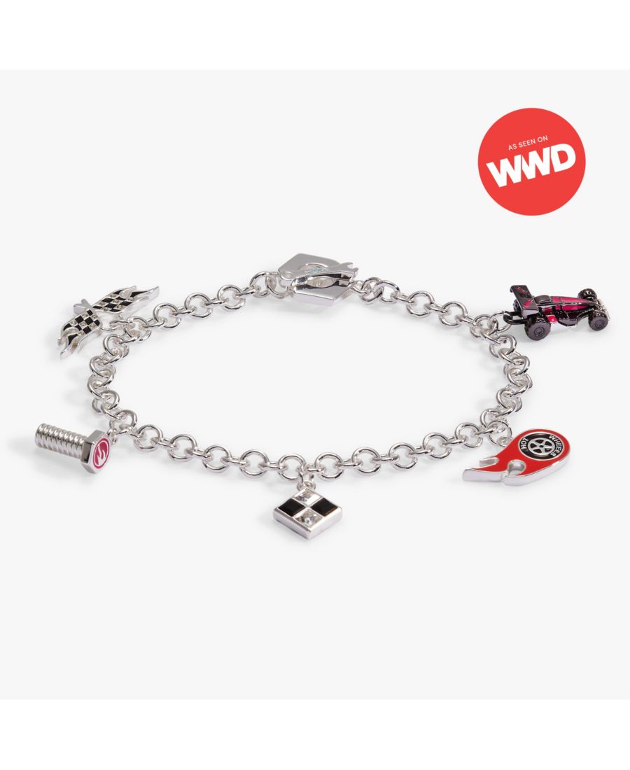 Браслет с подвеской в виде гоночного автомобиля Hot Wheels Alex and Ani, Silver
Браслет с подвеской в виде гоночного автомобиля Hot Wheels Alex and Ani, Silver