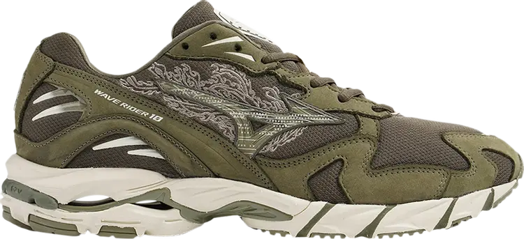 Кроссовки Maharishi x Wave Rider 10 Fire Phoenix, зеленый 
Кроссовки Maharishi x Wave Rider 10 Fire Phoenix, зеленый