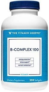 Витамины группы B The Vitamin Shoppe B-Complex 100, 300 мягких капсул
Витамины группы B The Vitamin Shoppe B-Complex 100, 300 мягких капсул