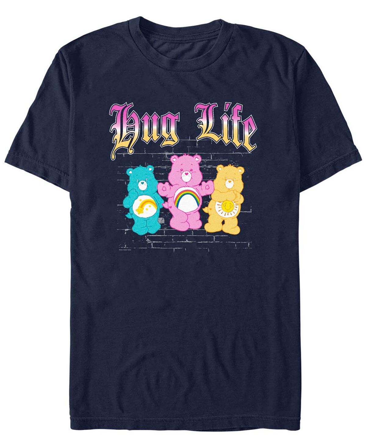 Мужская футболка с коротким рукавом care bears hug life Fifth Sun, синий 
Мужская футболка с коротким рукавом care bears hug life Fifth Sun, синий