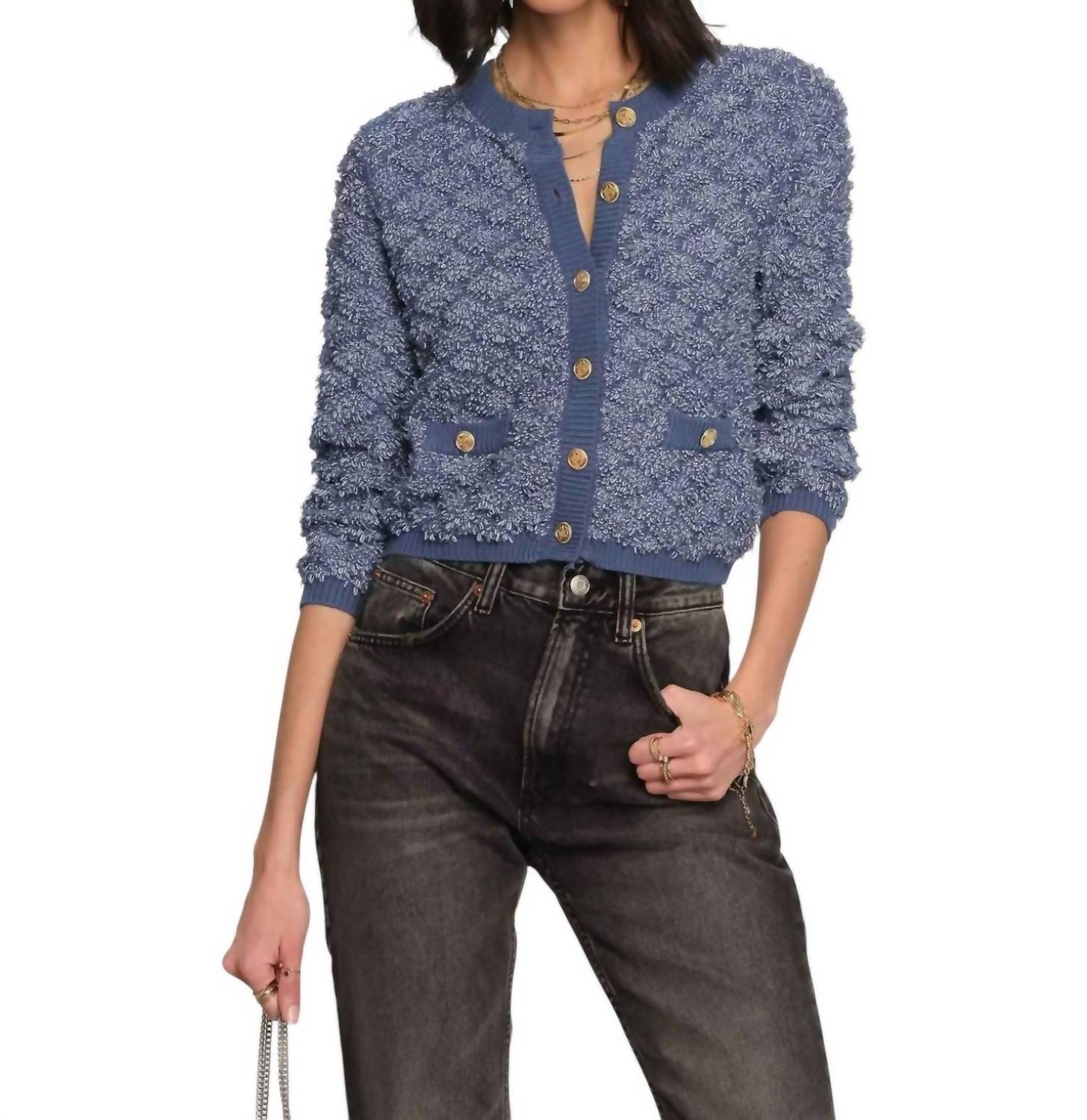 Heartloom Вязаный кардиган Kiel цвета озера
Heartloom Вязаный кардиган Kiel цвета озера