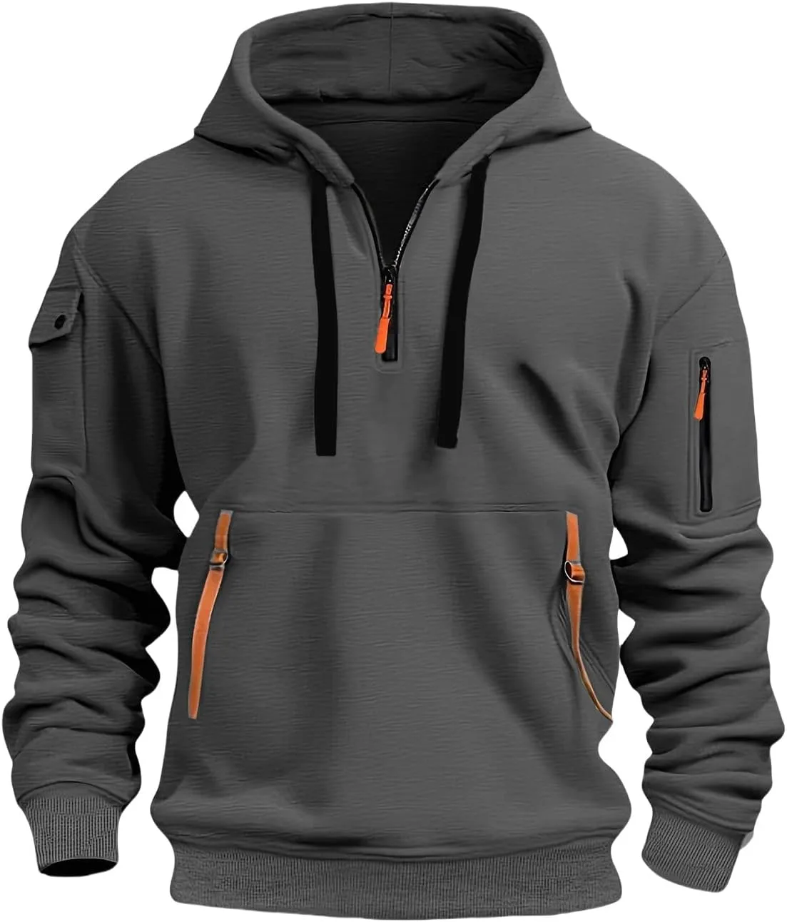 Толстовка с капюшоном Quarter Zip для мужчин, тактическая, с карманами Zyuoel
Толстовка с капюшоном Quarter Zip для мужчин, тактическая, с карманами Zyuoel