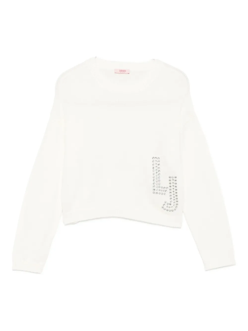 Свитер, украшенный кристаллами Liu Jo Kids, нейтральный
Свитер, украшенный кристаллами Liu Jo Kids, нейтральный