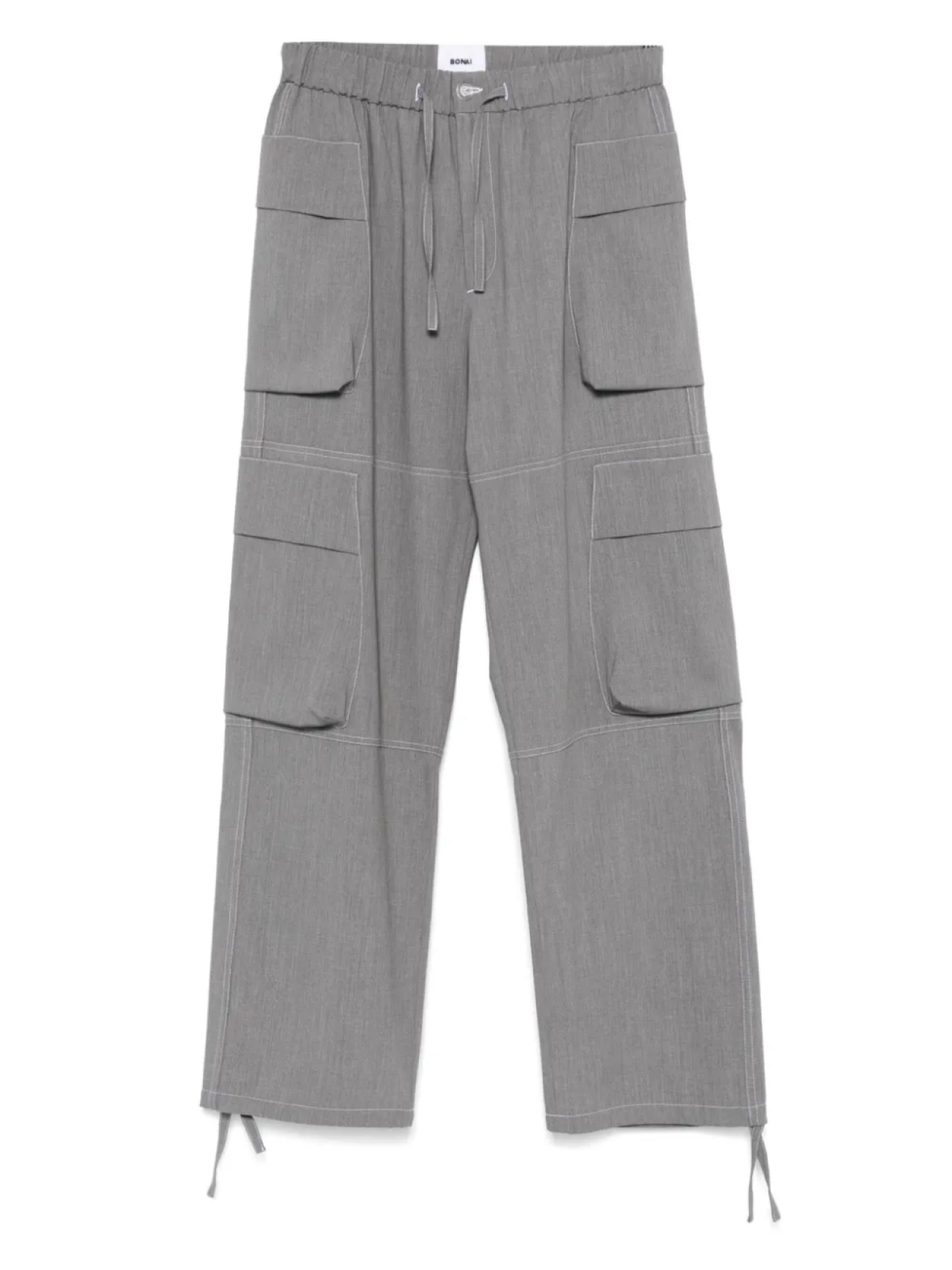 Брюки-карго с завязками на шнурке Bonsai, серый
Брюки-карго с завязками на шнурке Bonsai, серый