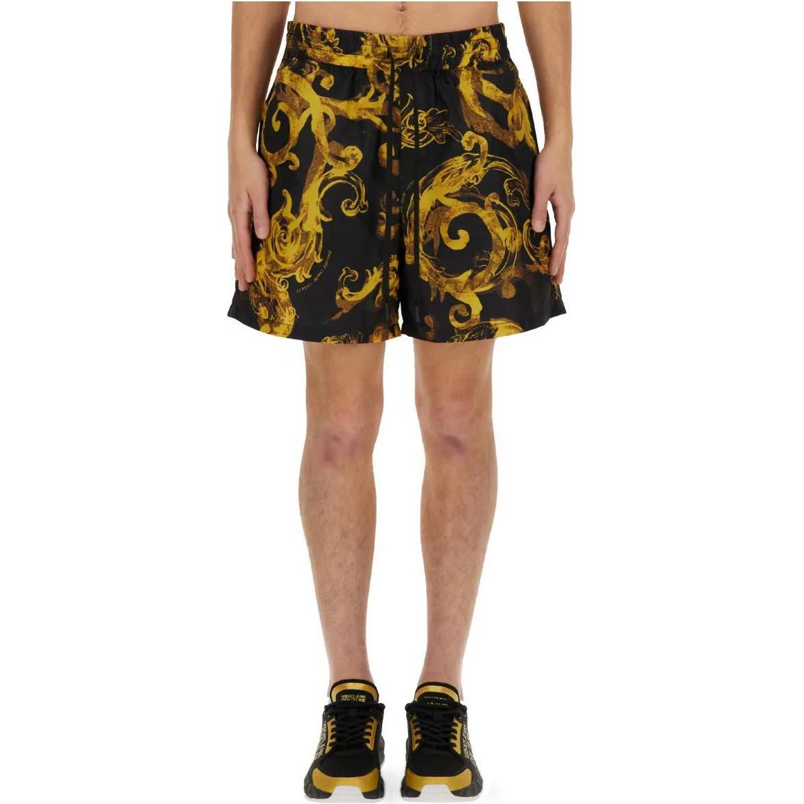 Шорты с принтом baroccoflage и эластичным поясом VERSACE JEANS COUTURE, желтый
Шорты с принтом baroccoflage и эластичным поясом VERSACE JEANS COUTURE, желтый