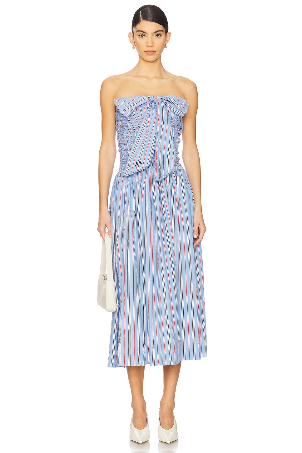 Mia midi-платье Damson Madder, bold blue stripe
Mia midi-платье Damson Madder, bold blue stripe