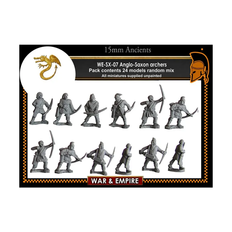 Лучники, War & Empire - Dark Ages Miniatures - Anglo-Saxon (15mm)
Лучники, War & Empire - Dark Ages Miniatures - Anglo-Saxon (15mm)