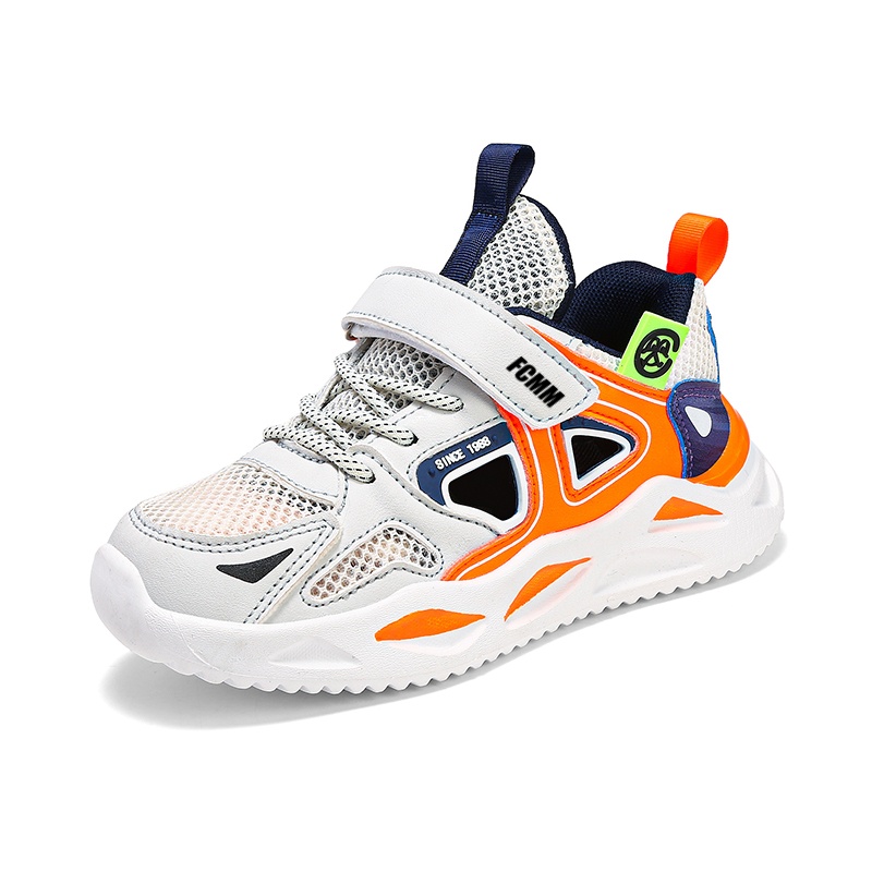 Прочные дышащие низкие повседневные кроссовки для детей FCMM, серый/оранжевый
Прочные дышащие низкие повседневные кроссовки для детей FCMM, серый/оранжевый
