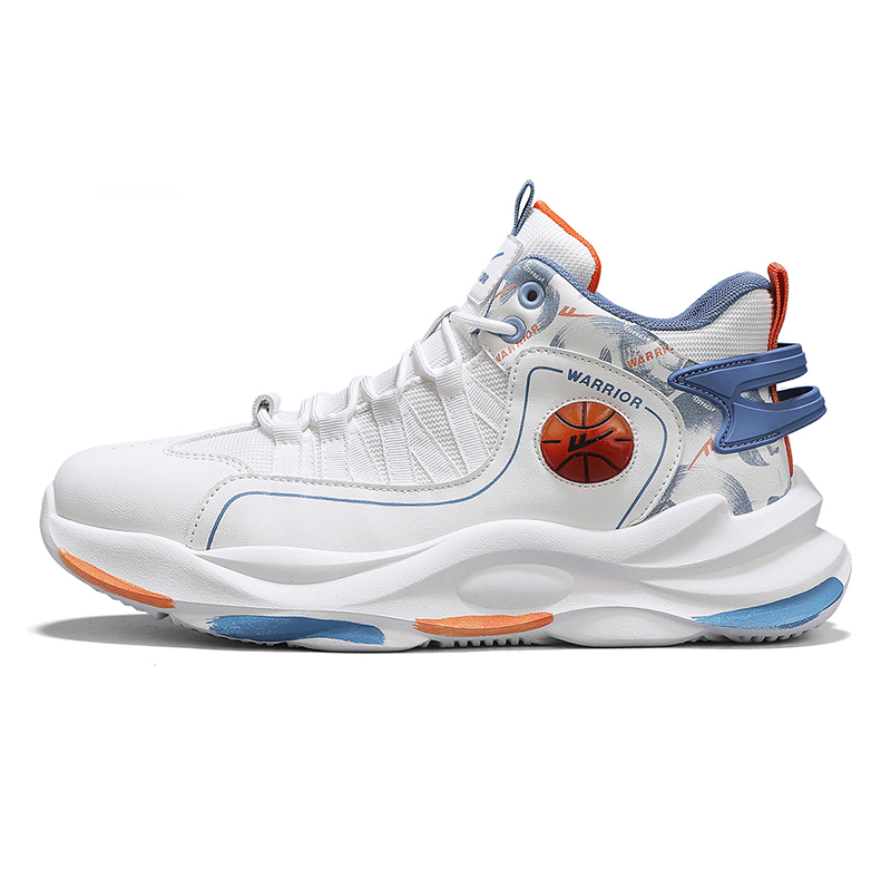 WARRIOR Амортизирующие противоопрокидывающиеся нескользящие баскетбольные кроссовки мужские бело-голубые, цвет White Light Blue
WARRIOR Амортизирующие противоопрокидывающиеся нескользящие баскетбольные кроссовки мужские бело-голубые, цвет White Light Blue