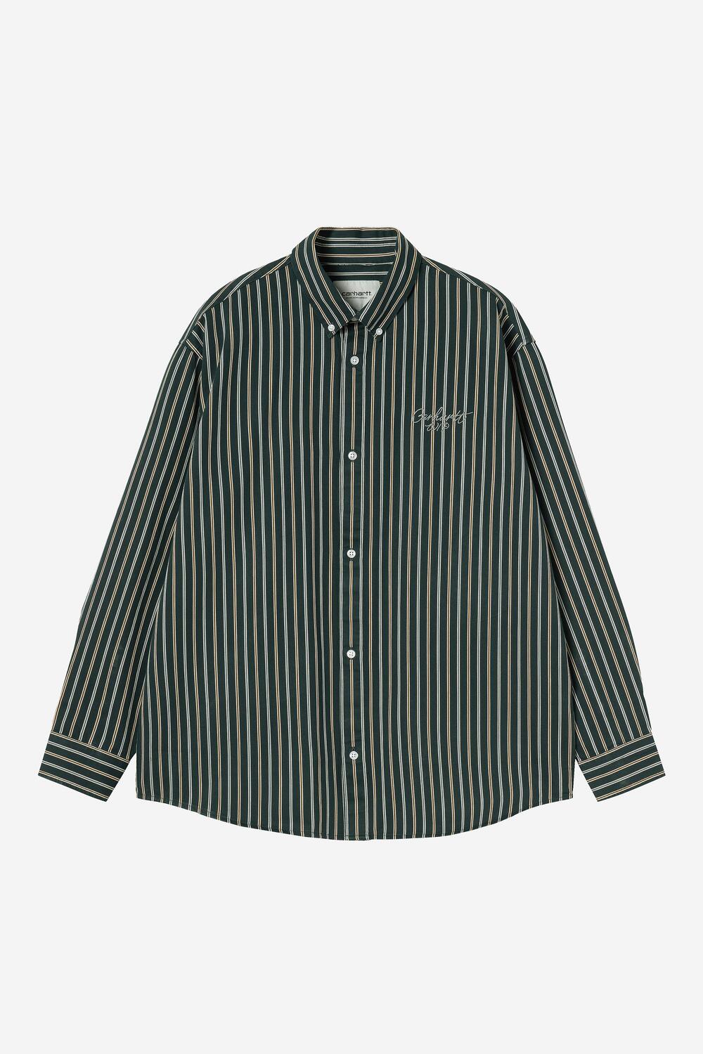 Рубашка Palance в полоску Carhartt, синий
Рубашка Palance в полоску Carhartt, синий