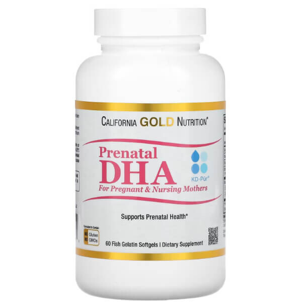 Пренатальная ДГК для беременных и кормящих женщин California Gold Nutrition 450 мг, 60 капсул
Пренатальная ДГК для беременных и кормящих женщин California Gold Nutrition 450 мг, 60 капсул