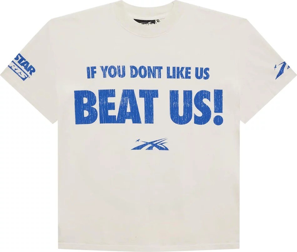 Футболка Hellstar Beat Us, кремовый / синий
Футболка Hellstar Beat Us, кремовый / синий