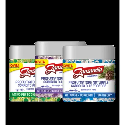 Zanzarella Натуральные парфюмерные средства против комаров с жемчужной эссенцией сосны 170г Coswell Spa 
Zanzarella Натуральные парфюмерные средства против комаров с жемчужной эссенцией сосны 170г Coswell Spa