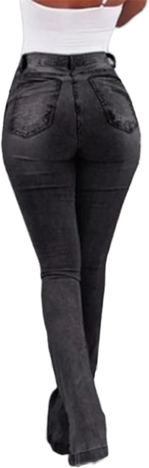 Andongnywell скинни джинсы с потертостями и расклешенным низом, высокие, slim fit
Andongnywell скинни джинсы с потертостями и расклешенным низом, высокие, slim fit