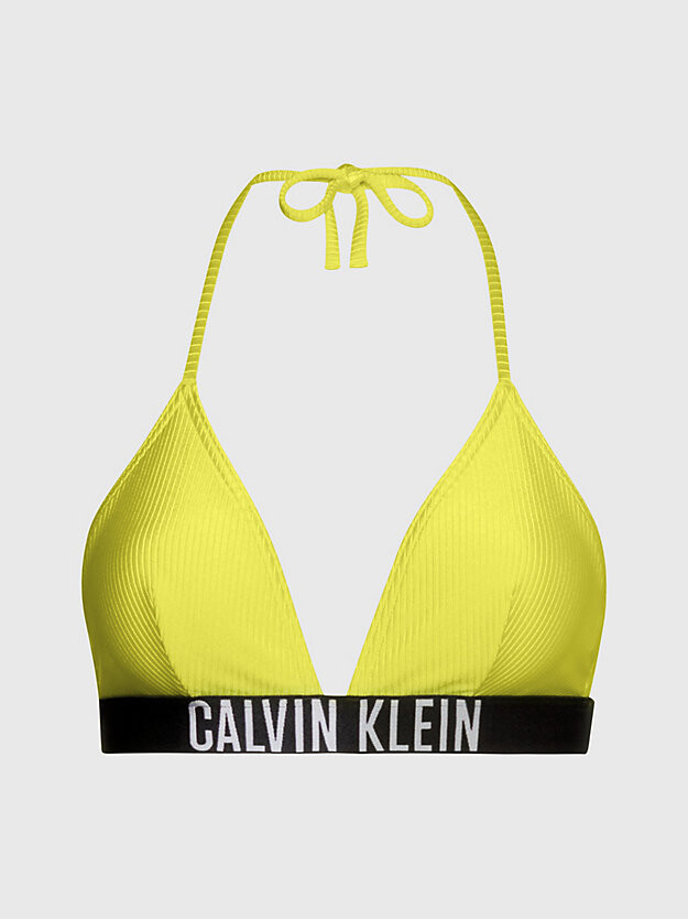 Верх бикини с треугольными чашечками - Intense Power Calvin Klein, желтый
Верх бикини с треугольными чашечками - Intense Power Calvin Klein, желтый