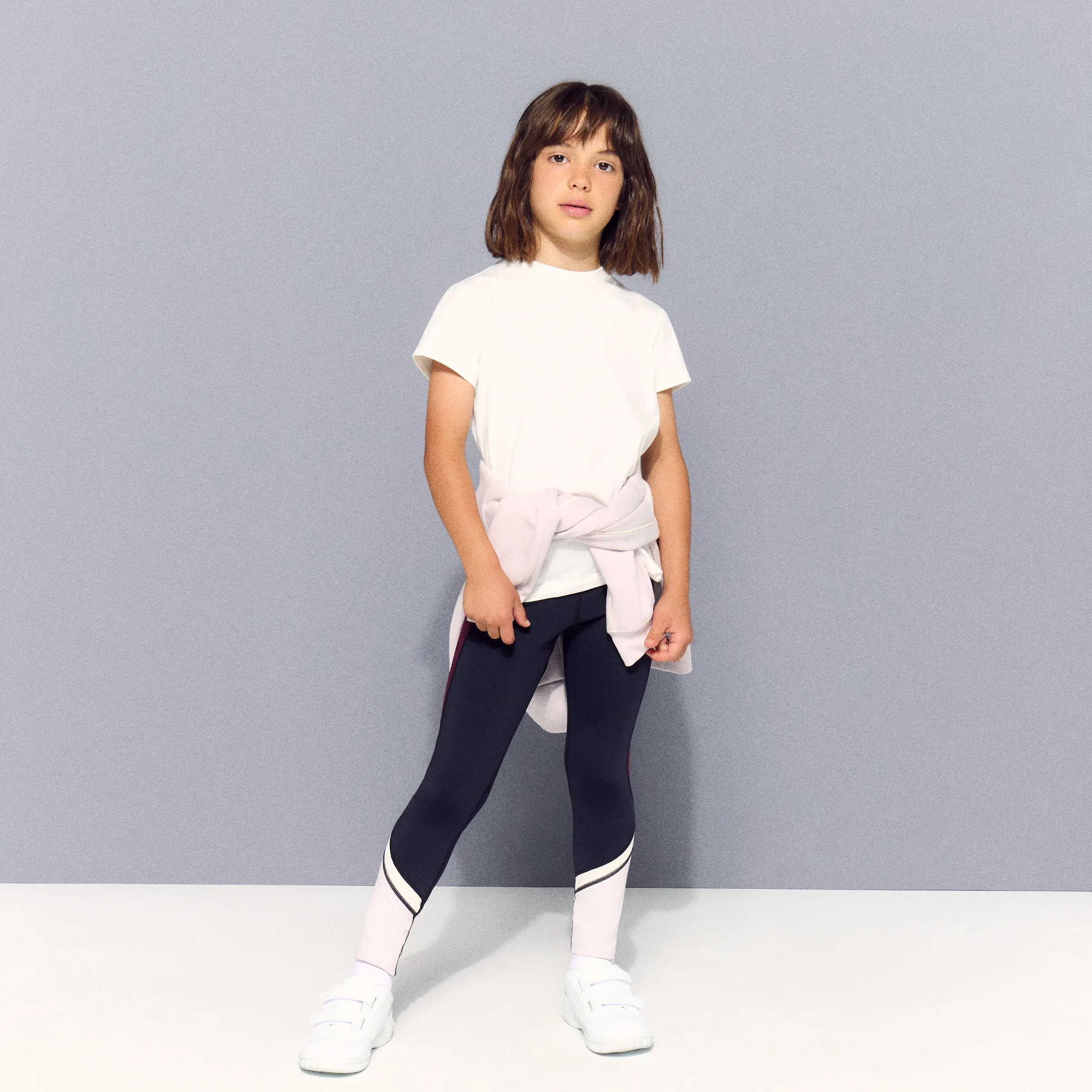 Длинные леггинсы для тренировок девочки Boomerang, черный 
Длинные леггинсы для тренировок девочки Boomerang, черный