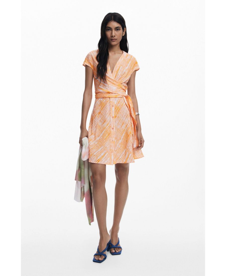 Женское короткое платье-халат Desigual, Orange
Женское короткое платье-халат Desigual, Orange
