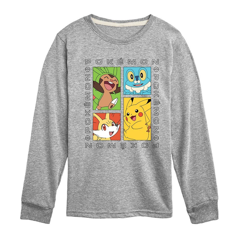 Футболка с длинными рукавами в сетку с изображением покемонов для мальчиков 8–20 лет Pokemon, цвет Heather Gray
Футболка с длинными рукавами в сетку с изображением покемонов для мальчиков 8–20 лет Pokemon, цвет Heather Gray
