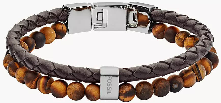 Браслет Fossil Townsman Tiger's Eye and Leather, коричневый
Браслет Fossil Townsman Tiger's Eye and Leather, коричневый