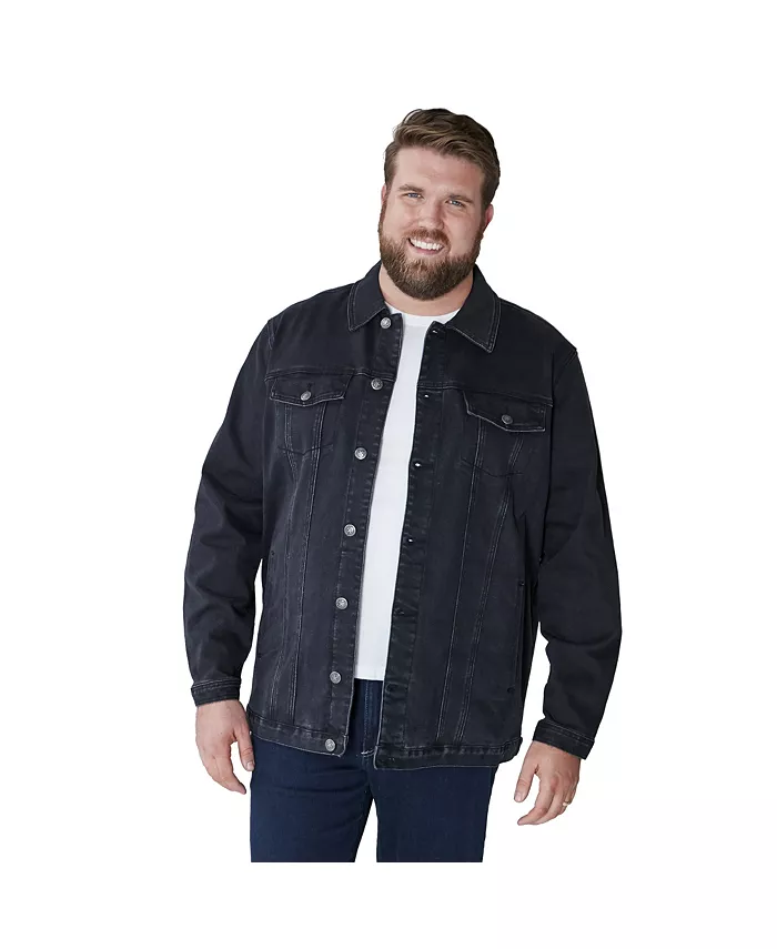 Джинсовая куртка для мужчин больших размеров by KingSize Liberty Blues, черный
Джинсовая куртка для мужчин больших размеров by KingSize Liberty Blues, черный