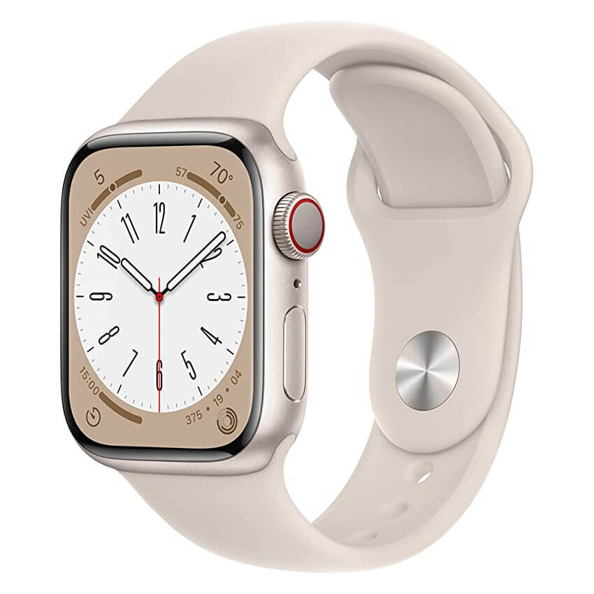 Умные часы Apple Watch Series 8 (GPS+ Cellular), 41 мм, Starlight Aluminum Case/Starlight Sport Band - R, Бежевый, Умные часы Apple Watch Series 8 (GPS+ Cellular), 41 мм, Starlight Aluminum Case/Starlight Sport Band - R
Умные часы Apple Watch Series 8 (GPS+ Cellular), 41 мм, Starlight Aluminum Case/Starlight Sport Band - R, Бежевый, Умные часы Apple Watch Series 8 (GPS+ Cellular), 41 мм, Starlight Aluminum Case/Starlight Sport Band - R