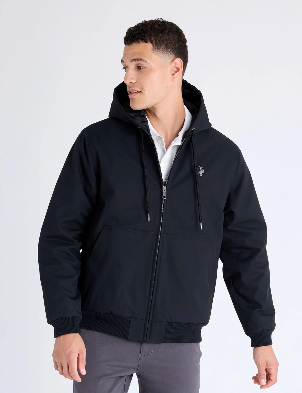 Куртка U.S. Polo Assn Solid Midweight Hooded, черный
Куртка U.S. Polo Assn Solid Midweight Hooded, черный
