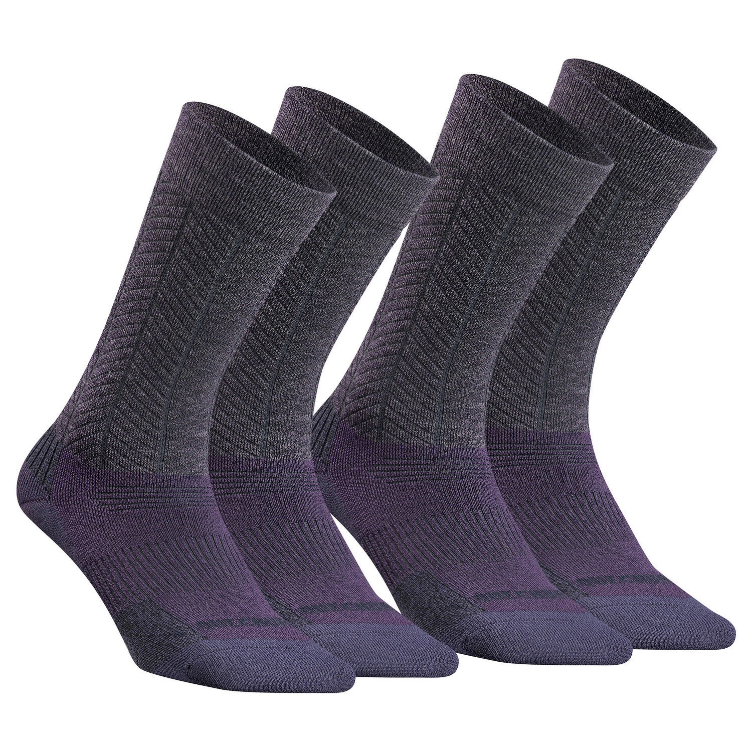Комплект носков теплые походные для взрослых Quechua SH500 U-Warm Mid, 2 пары, темно-фиолетовый
Комплект носков теплые походные для взрослых Quechua SH500 U-Warm Mid, 2 пары, темно-фиолетовый