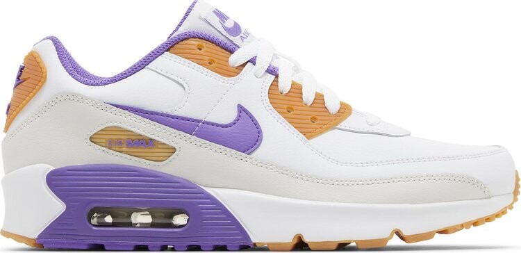 Кроссовки Air Max 90 Leather GS 'White Action Grape', белый
Кроссовки Air Max 90 Leather GS 'White Action Grape', белый