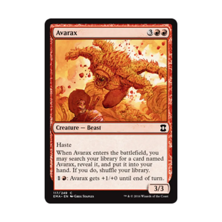 CCG Аваракс (С) (Рольга), MTG - Eternal Masters
CCG Аваракс (С) (Рольга), MTG - Eternal Masters