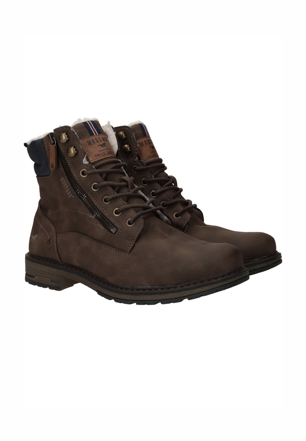 Ботильоны на шнуровке Mustang, коричневый
Ботильоны на шнуровке Mustang, коричневый