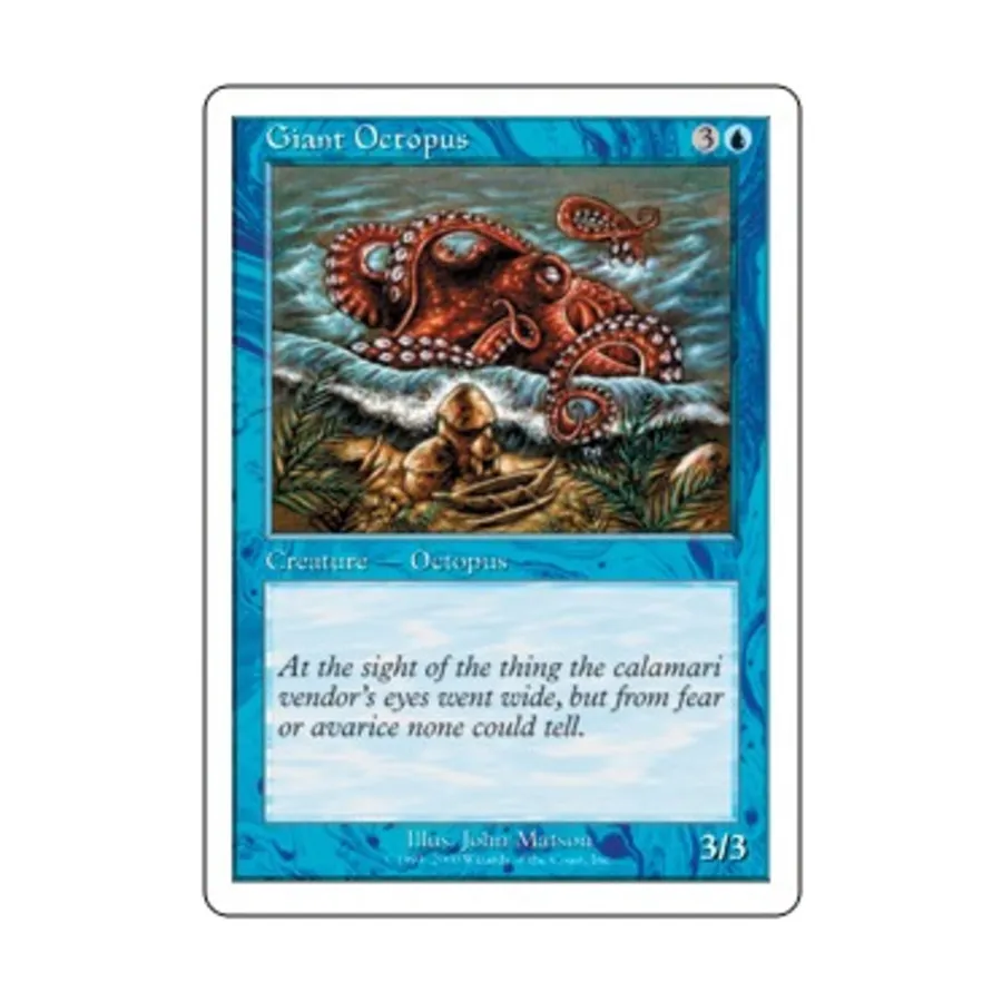 CCG Гигантский осьминог (С), MTG - Starter Series (2000)
CCG Гигантский осьминог (С), MTG - Starter Series (2000)