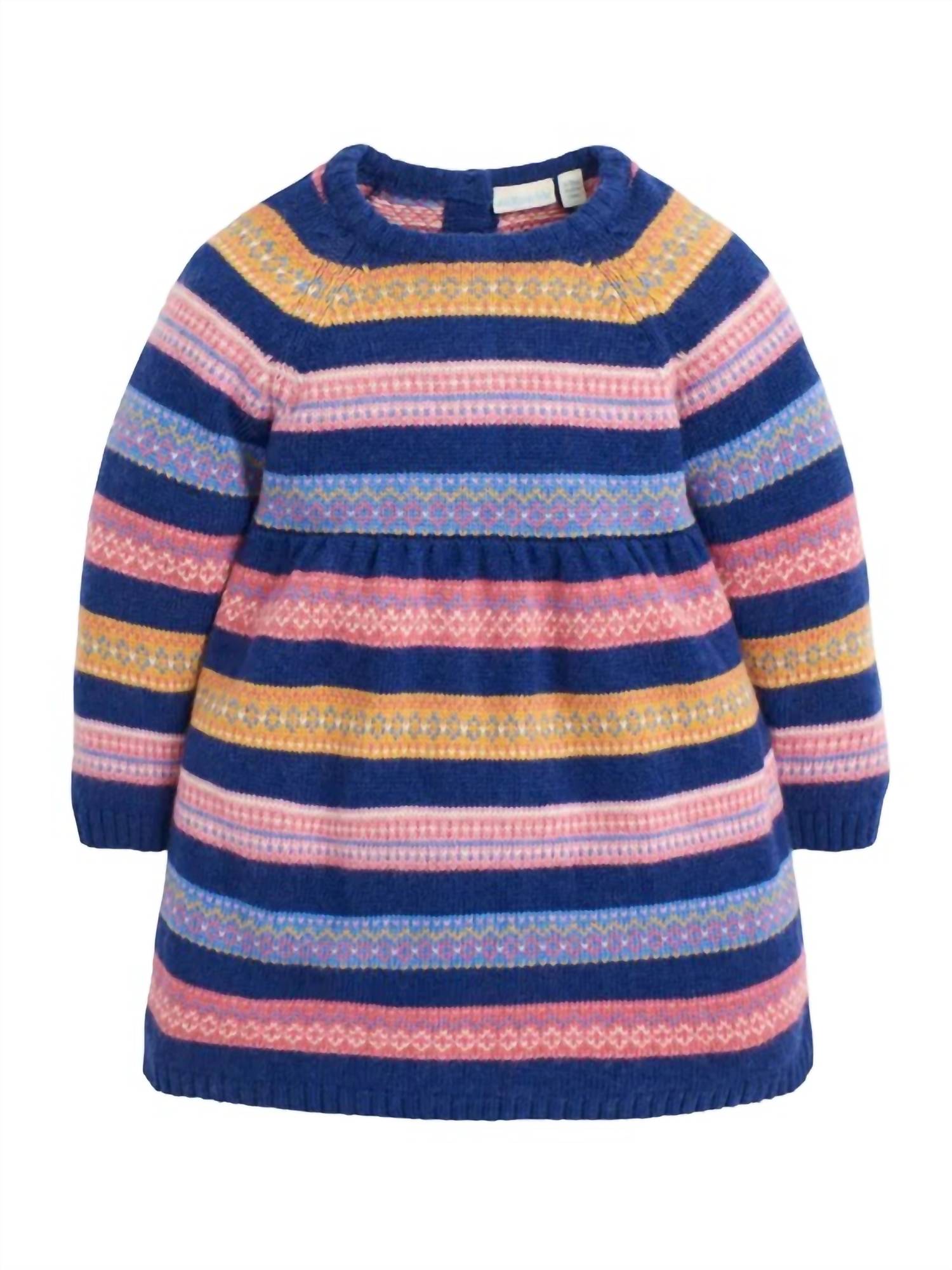 Платье Fair Isle в полоску для девочек в темно-синем цвете JoJo Maman Bebe
Платье Fair Isle в полоску для девочек в темно-синем цвете JoJo Maman Bebe