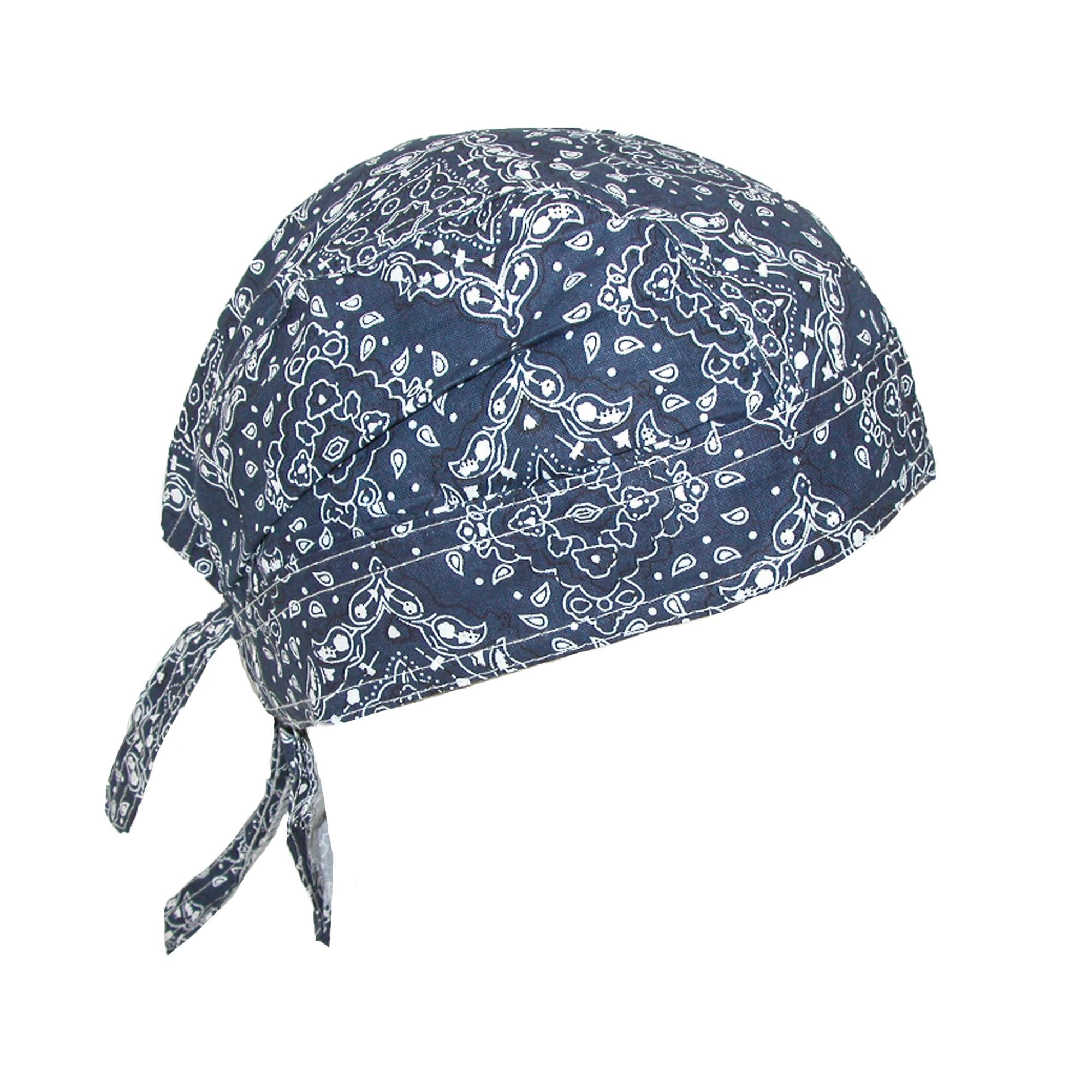 Мужская хлопковая кепка без подкладки с узором пейсли Biker Do Rag CTM, темно-синий
Мужская хлопковая кепка без подкладки с узором пейсли Biker Do Rag CTM, темно-синий