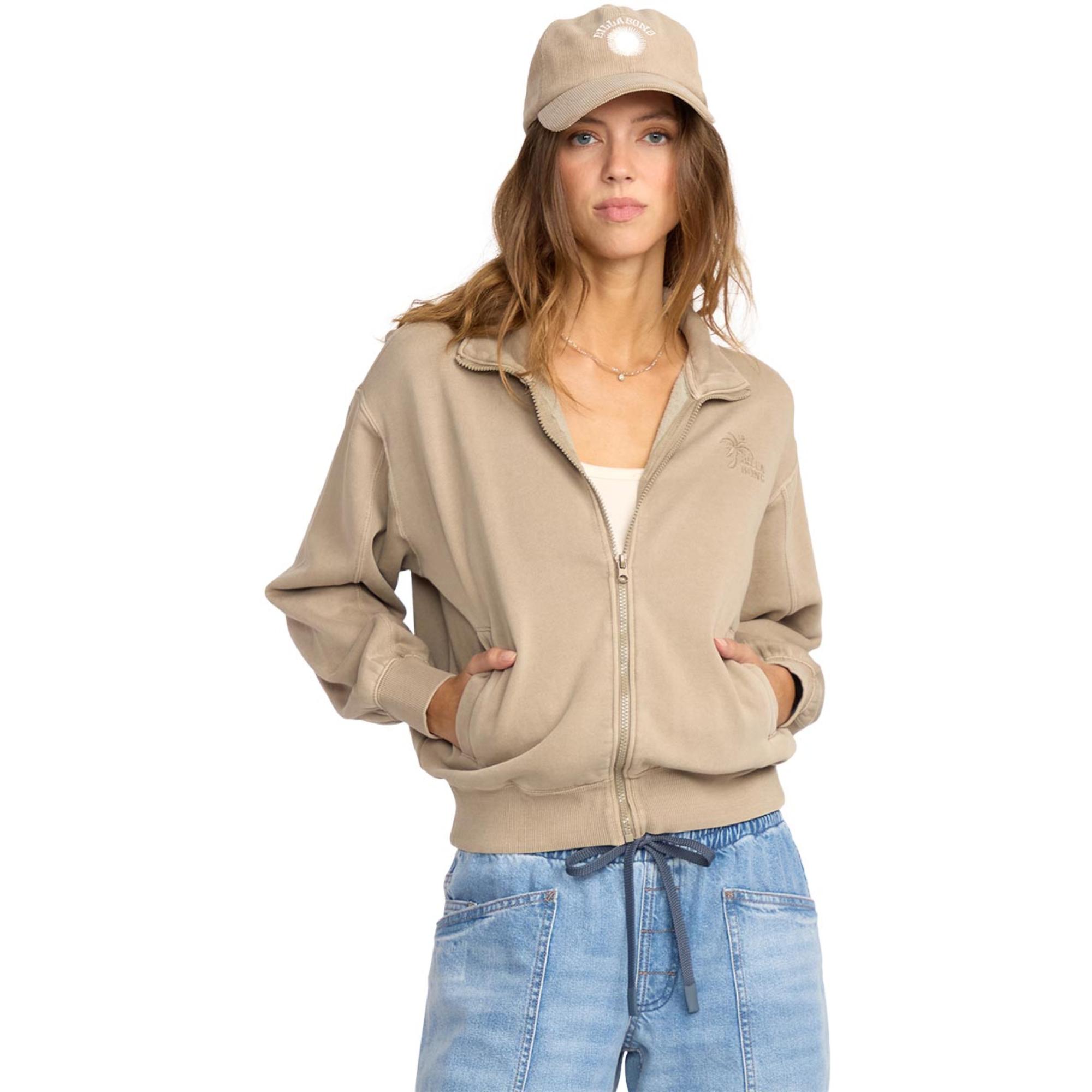 Женская толстовка на молнии Sun Lit Billabong, Cobblestone
Женская толстовка на молнии Sun Lit Billabong, Cobblestone