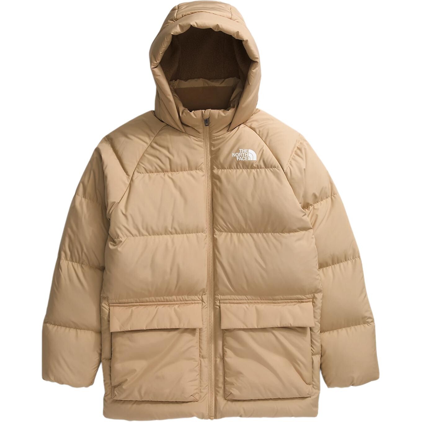 GS Стеганые куртки The North Face, коричневый 
GS Стеганые куртки The North Face, коричневый