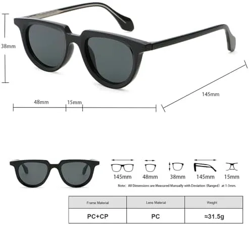 Солнцезащитные очки для женщин с защитой от УФ-излучения UV400 из ацетата, женские солнцезащитные очки для мужчин, аксессуары для активного отдыха MTZJH, Green Brown
Солнцезащитные очки для женщин с защитой от УФ-излучения UV400 из ацетата, женские солнцезащитные очки для мужчин, аксессуары для активного отдыха MTZJH, Green Brown