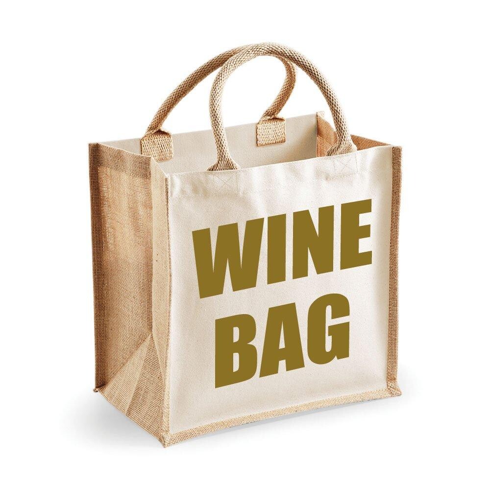 Сумка для вина из натурального золотого джута среднего размера 60 SECOND MAKEOVER, золото
Сумка для вина из натурального золотого джута среднего размера 60 SECOND MAKEOVER, золото