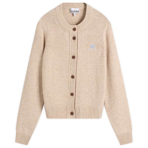 Кардиган Core Future из смеси шерсти Ganni, песочный
Кардиган Core Future из смеси шерсти Ganni, песочный