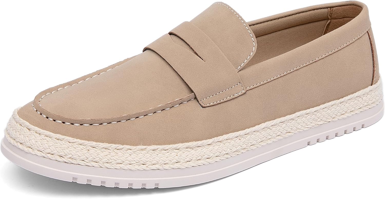 Мужские лоферы NEWBELLA без шнурков - удобная повседневная обувь, легкие пенни-лоферы для мужчин, деловые туфли с мягкой стелькой, бежевый
Мужские лоферы NEWBELLA без шнурков - удобная повседневная обувь, легкие пенни-лоферы для мужчин, деловые туфли с мягкой стелькой, бежевый