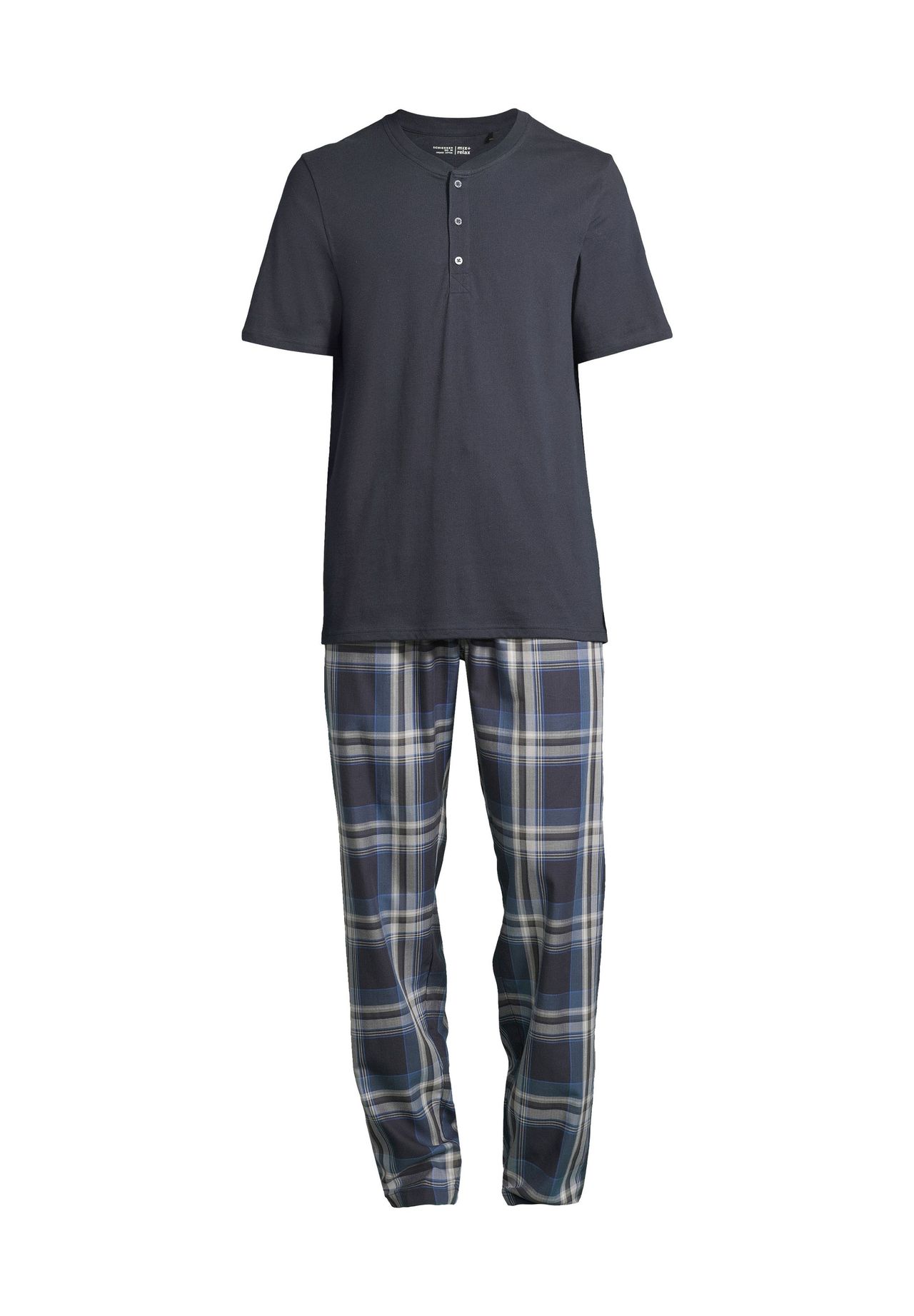 Пижама Ночь и Дом SCHIESSER, темно-синий
Пижама Ночь и Дом SCHIESSER, темно-синий