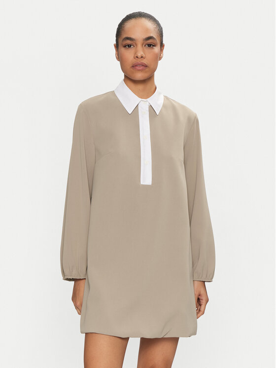 Платье свободного кроя для повседневной носки Please, бежевый
Платье свободного кроя для повседневной носки Please, бежевый