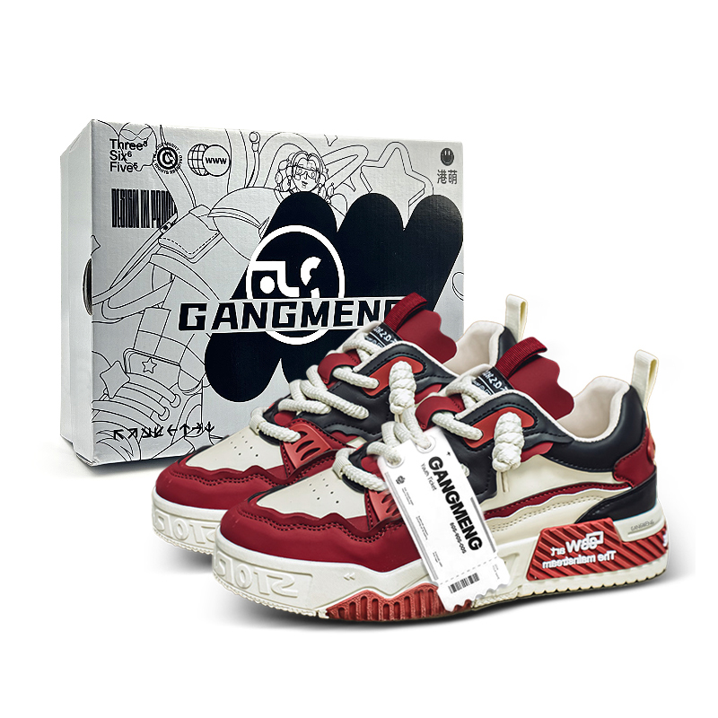 Hong Kong Meng Нескользящие и износостойкие низкие кроссовки для скейтбординга, увеличивающие рост, мужские, белые, красные
Hong Kong Meng Нескользящие и износостойкие низкие кроссовки для скейтбординга, увеличивающие рост, мужские, белые, красные