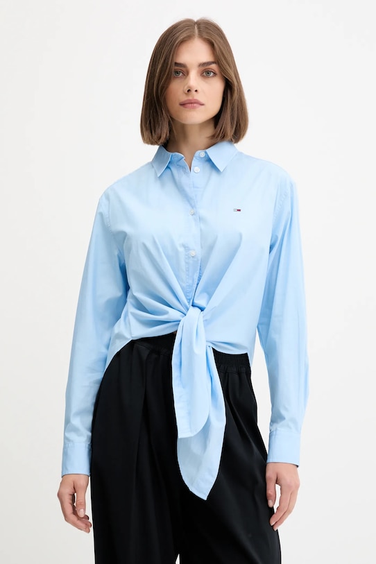 Хлопковая рубашка Tommy Jeans, синий
Хлопковая рубашка Tommy Jeans, синий