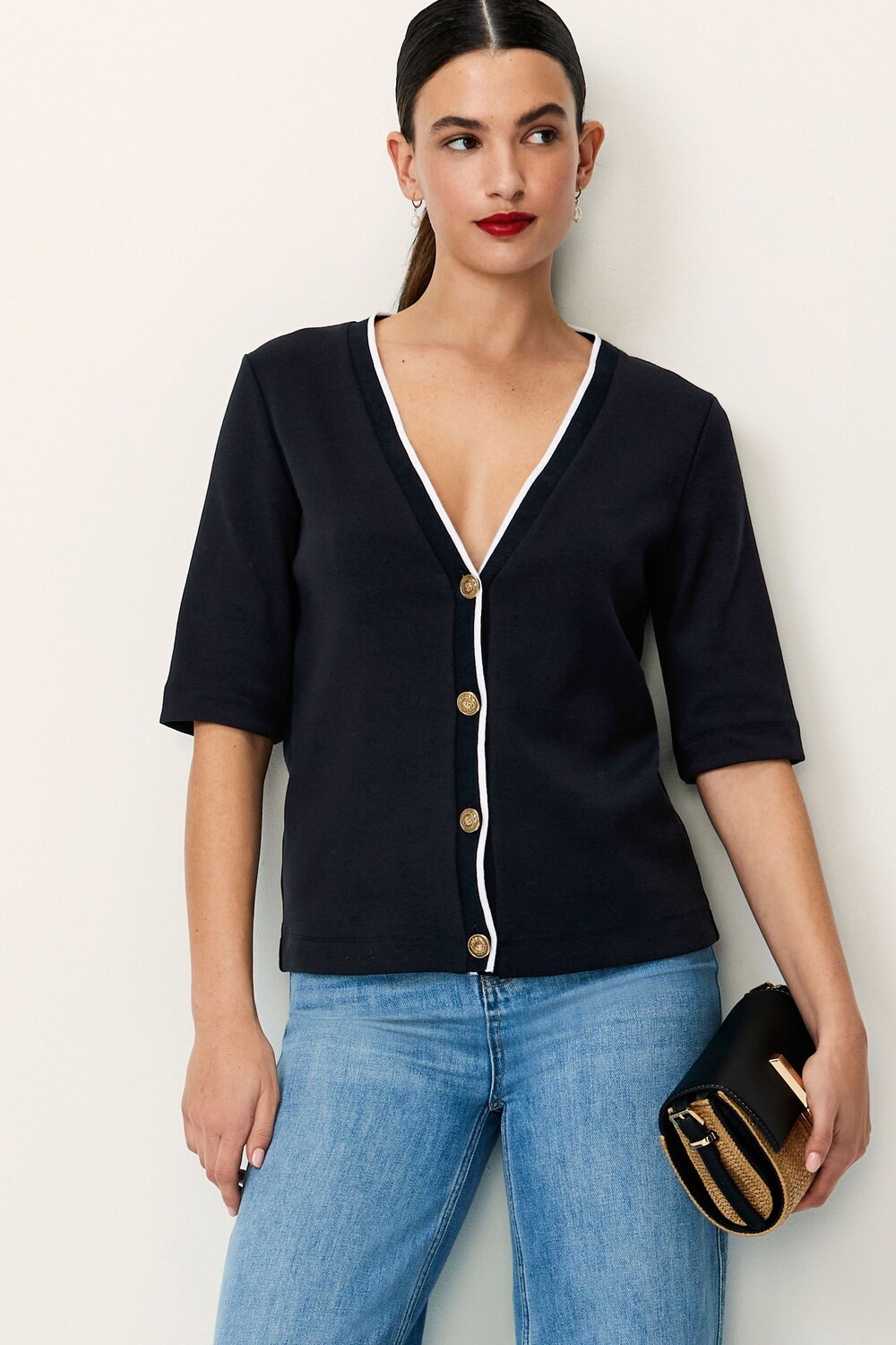 Кардиган с короткими рукавами Next, черный
Кардиган с короткими рукавами Next, черный