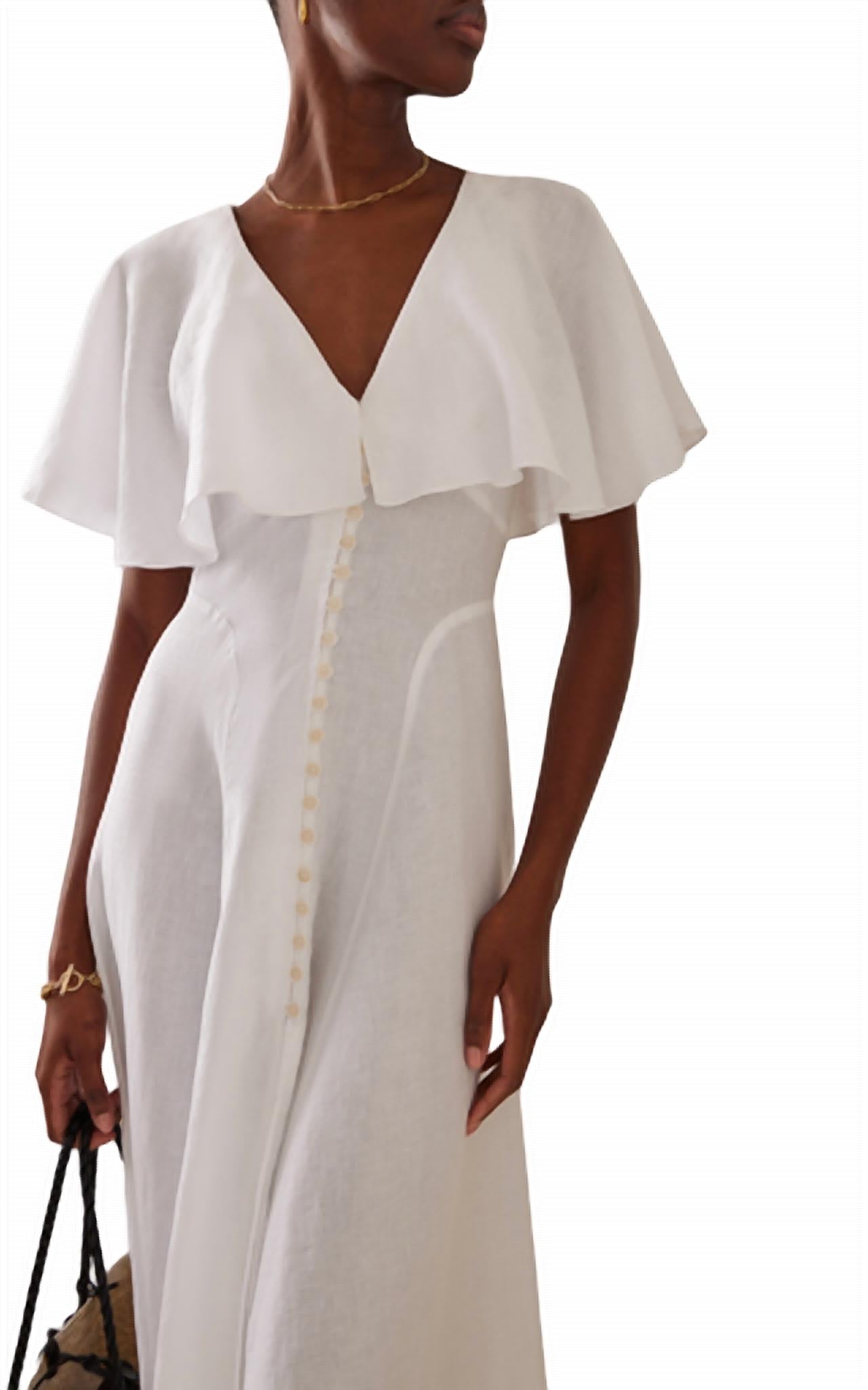 Платье Delphine в белом цвете Three Graces
Платье Delphine в белом цвете Three Graces